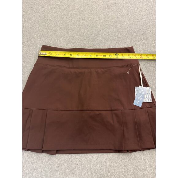 Sigrid Olsen Golf & Tennis Brown Pleated Skort UPF 50 Small Stretch Activewear - Picture 9 of 9
